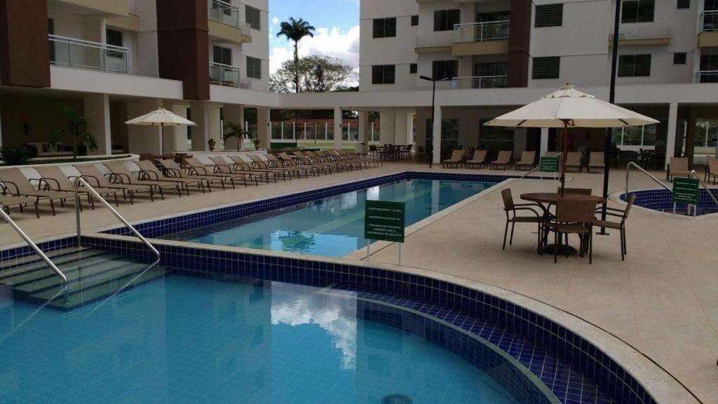 Apartamento No Condominio Casa Da Madeira Em Caldas Novas-Go Exterior foto