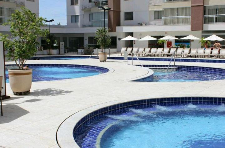 Apartamento No Condominio Casa Da Madeira Em Caldas Novas-Go Exterior foto